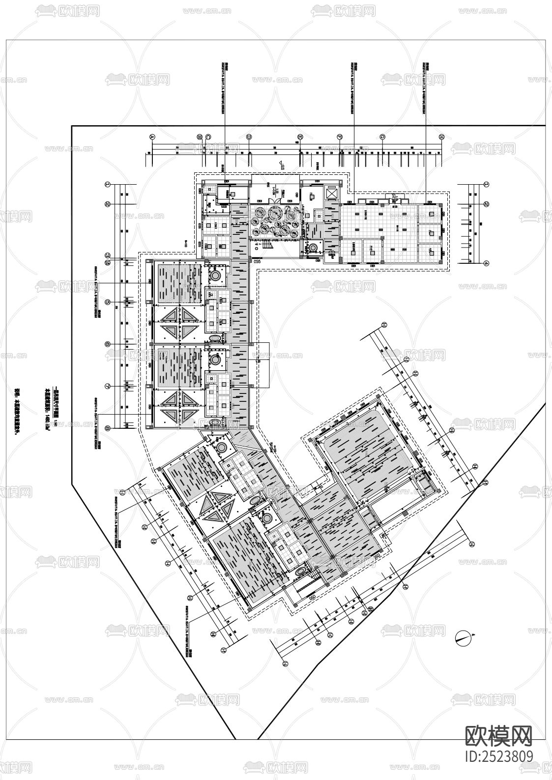 双福第二幼儿园cad施工图下载（渲染图2）