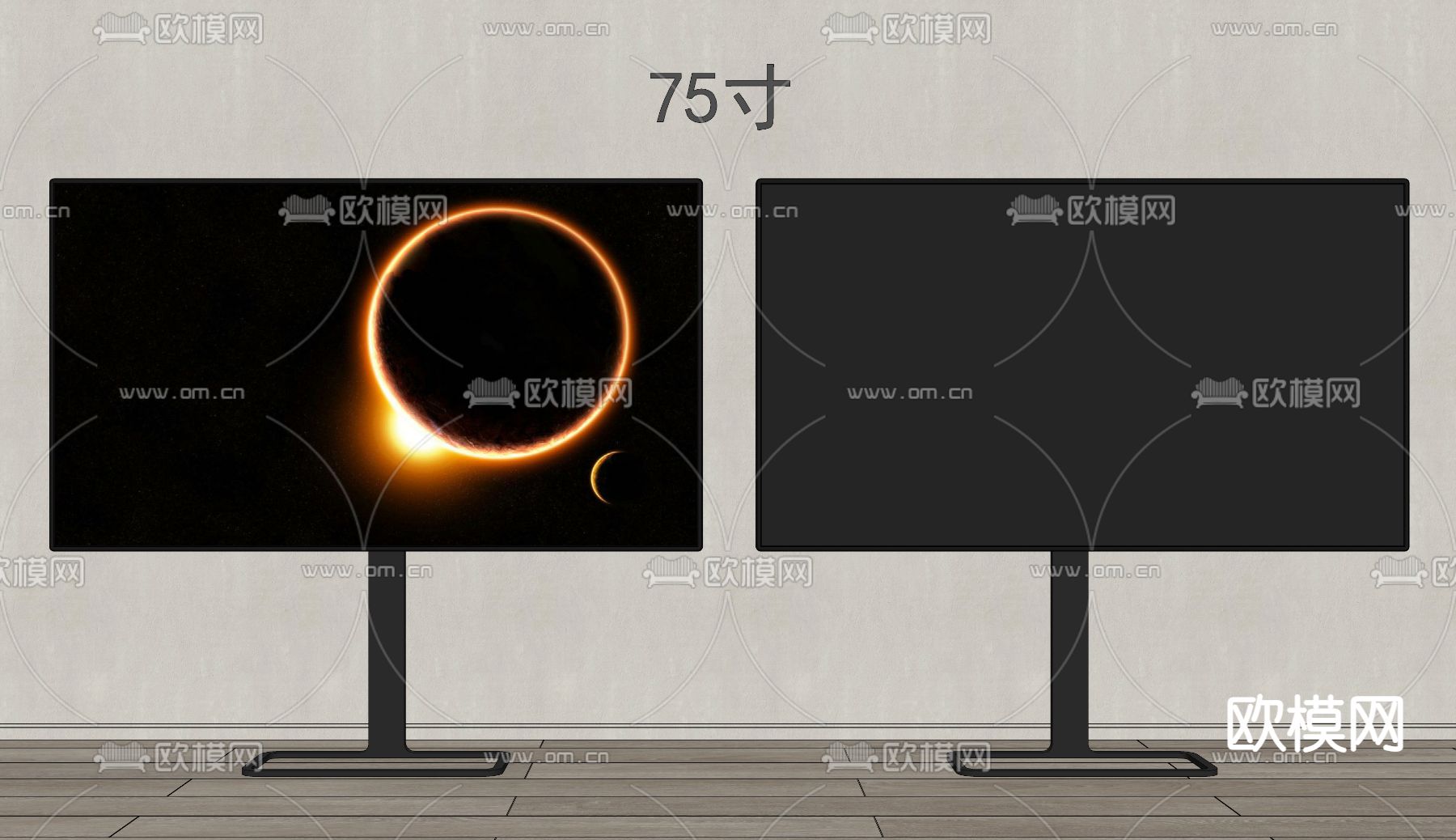 液晶电视机su模型