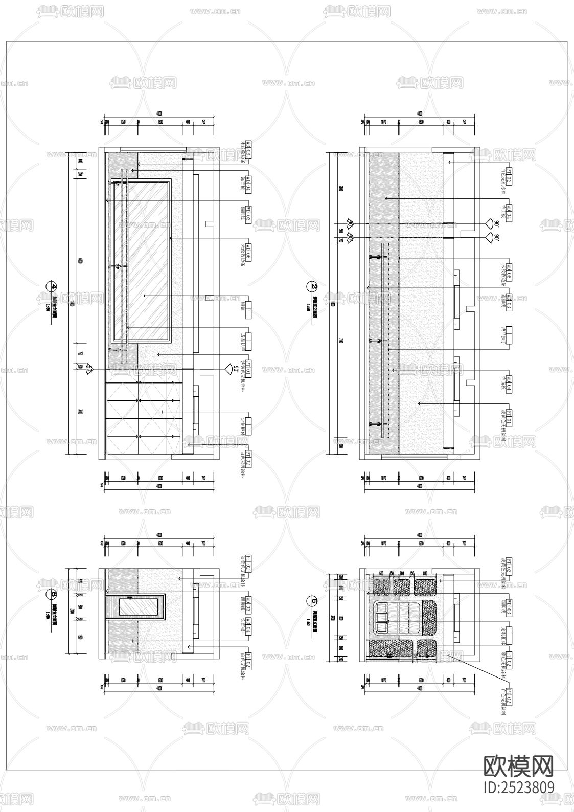 双福第二幼儿园cad施工图下载（渲染图1）