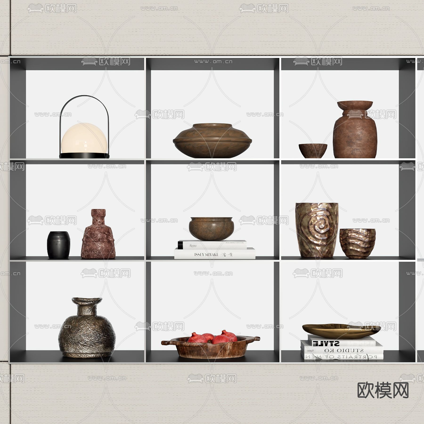 装饰品摆件 陶罐 工艺品3d模型下载