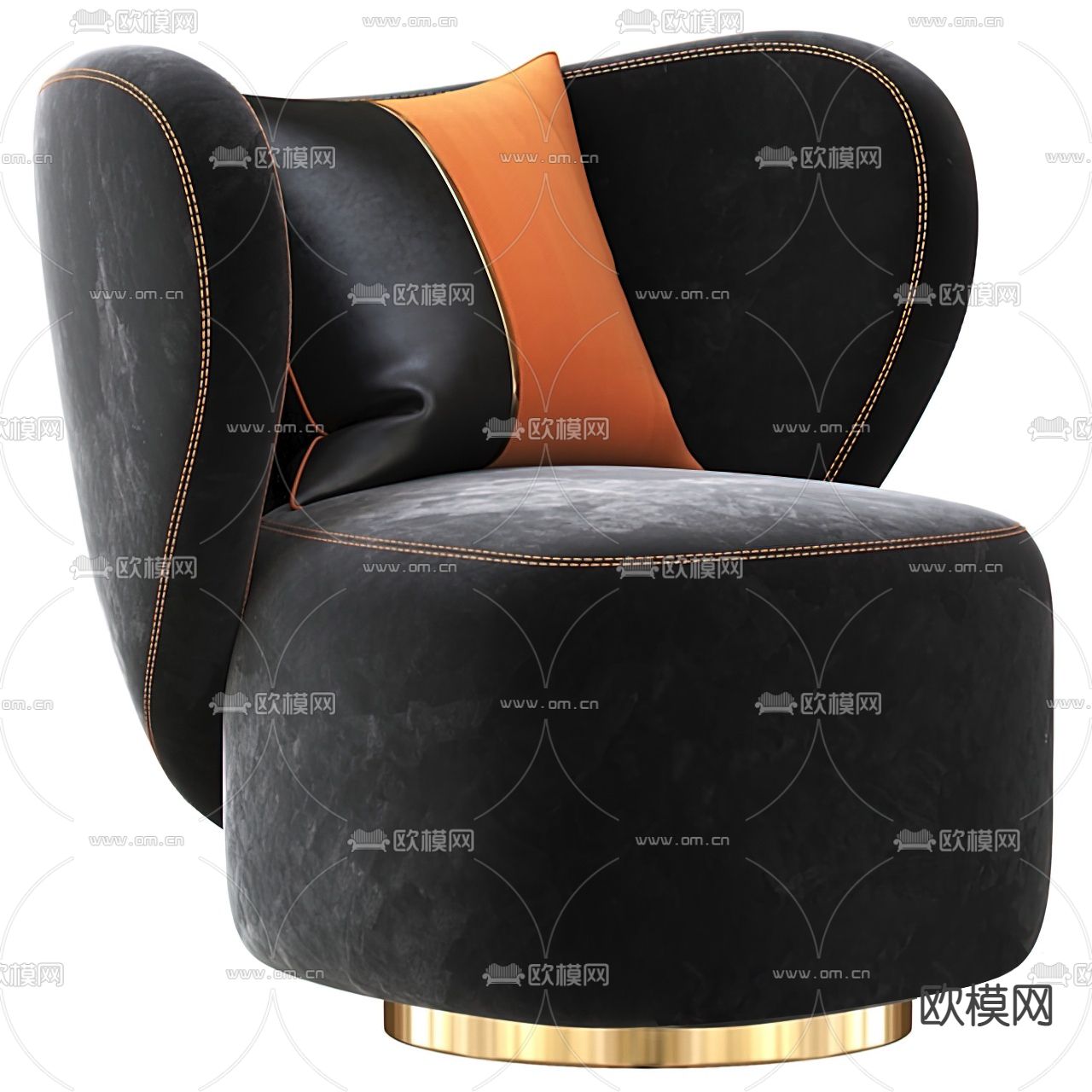 轻奢风沙发 休闲沙发3d模型下载