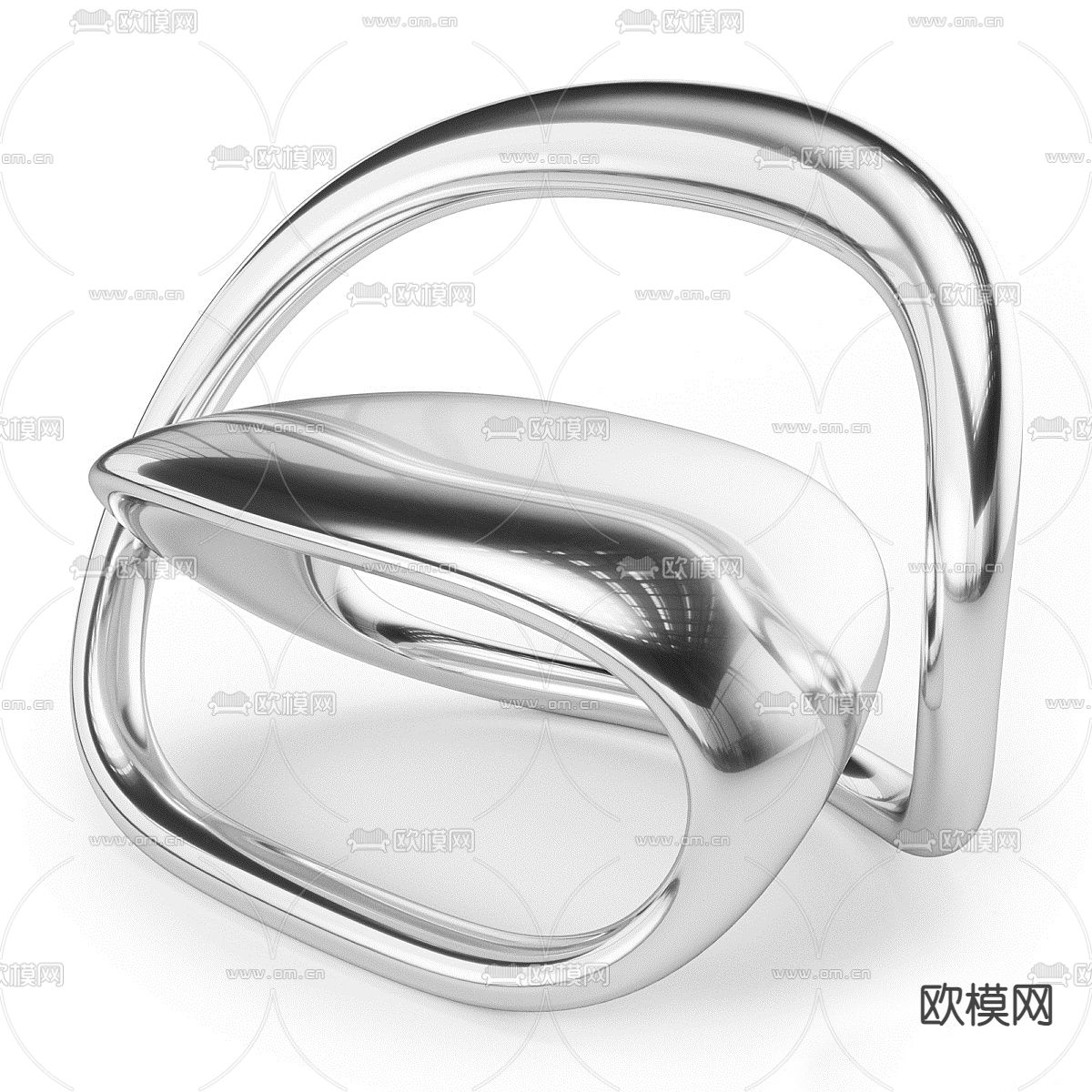 MISSANA 创意休闲椅子3d模型下载（渲染图1）