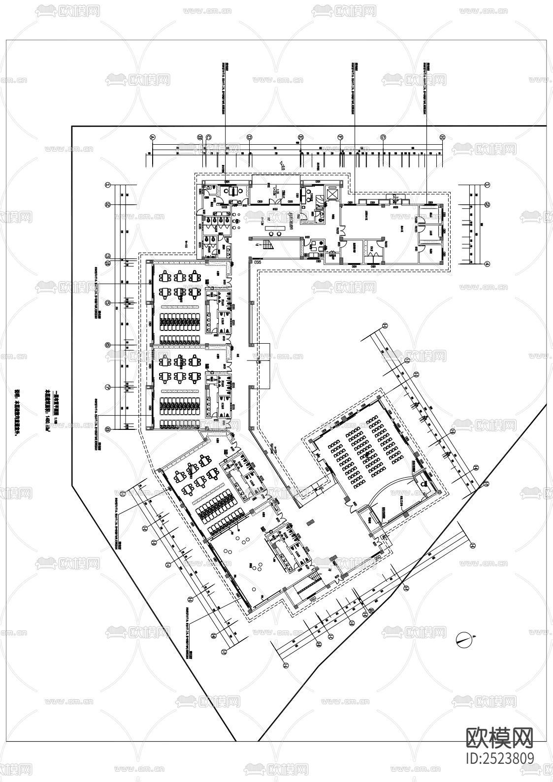 双福第二幼儿园cad施工图下载（渲染图8）