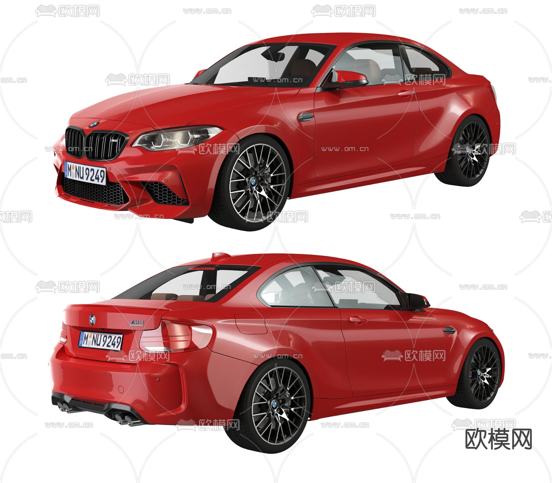 宝马汽车 轿车3d模型下载