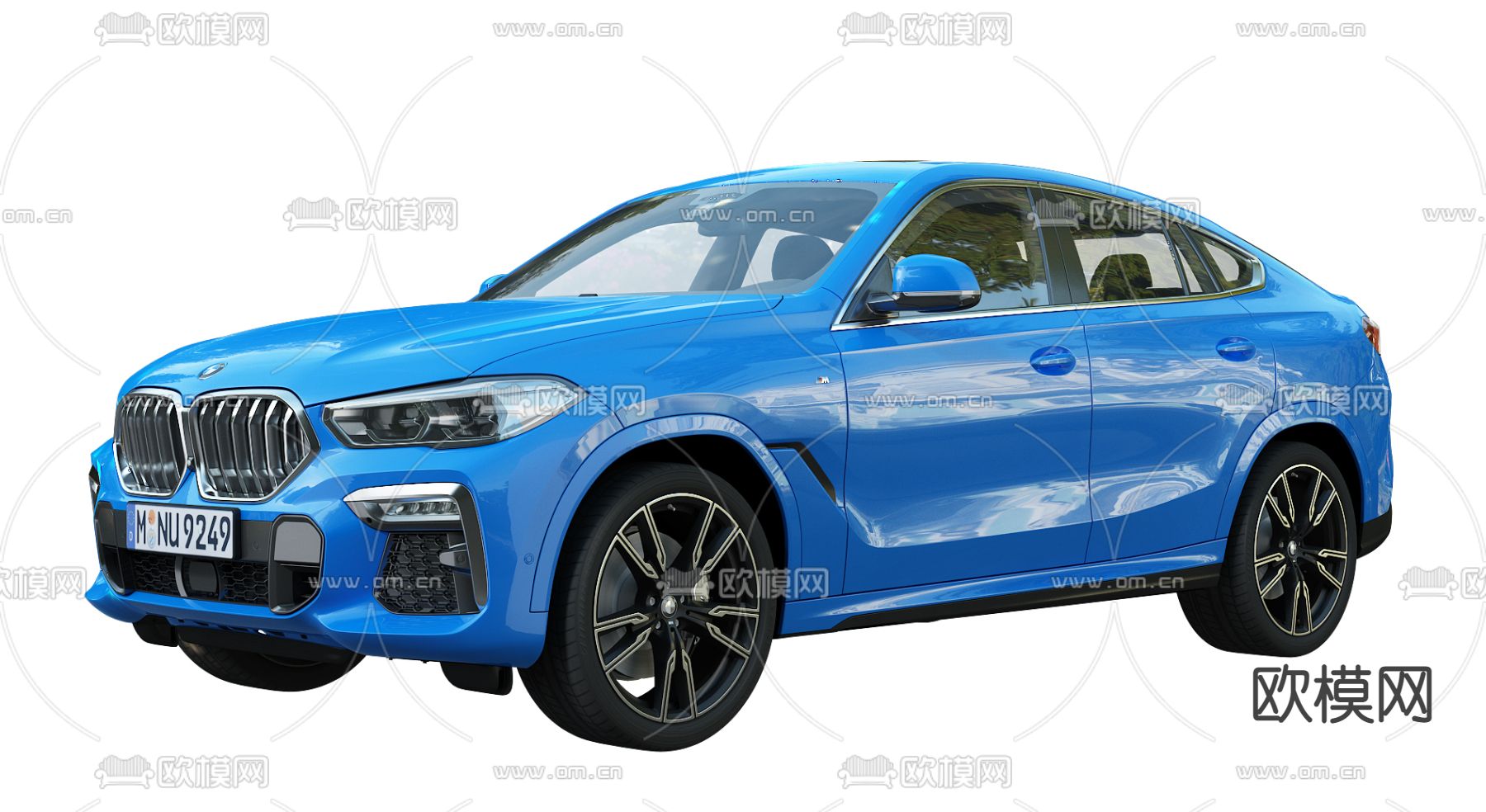 宝马汽车3d模型下载（渲染图1）