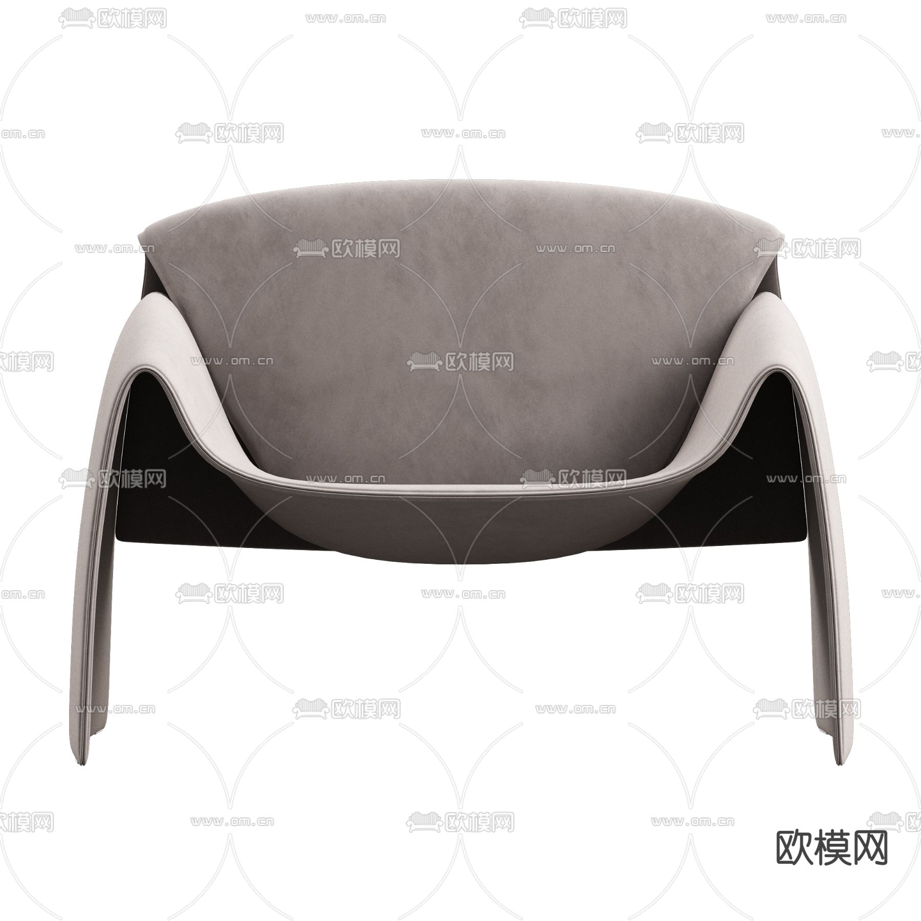 Poliform 休闲椅子3d模型下载（渲染图4）