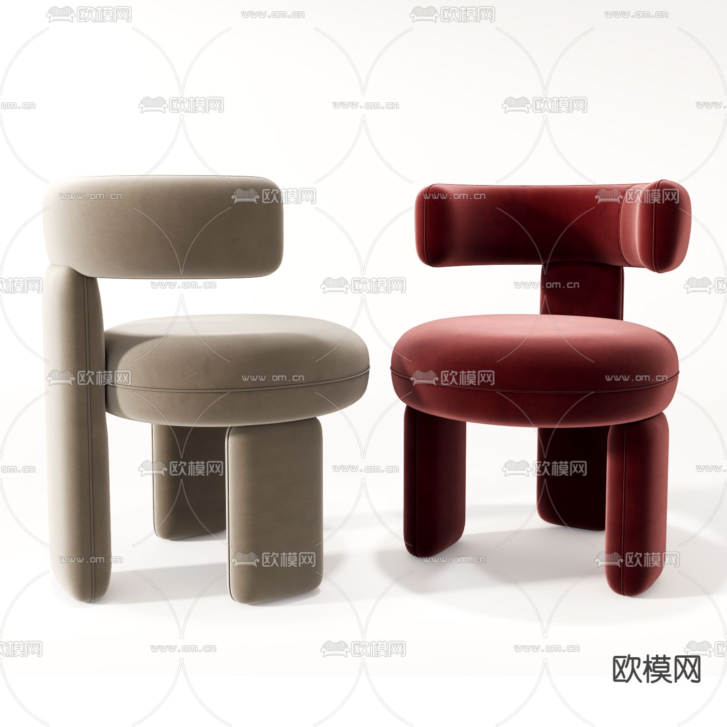 MISSANA 休闲椅子3d模型下载