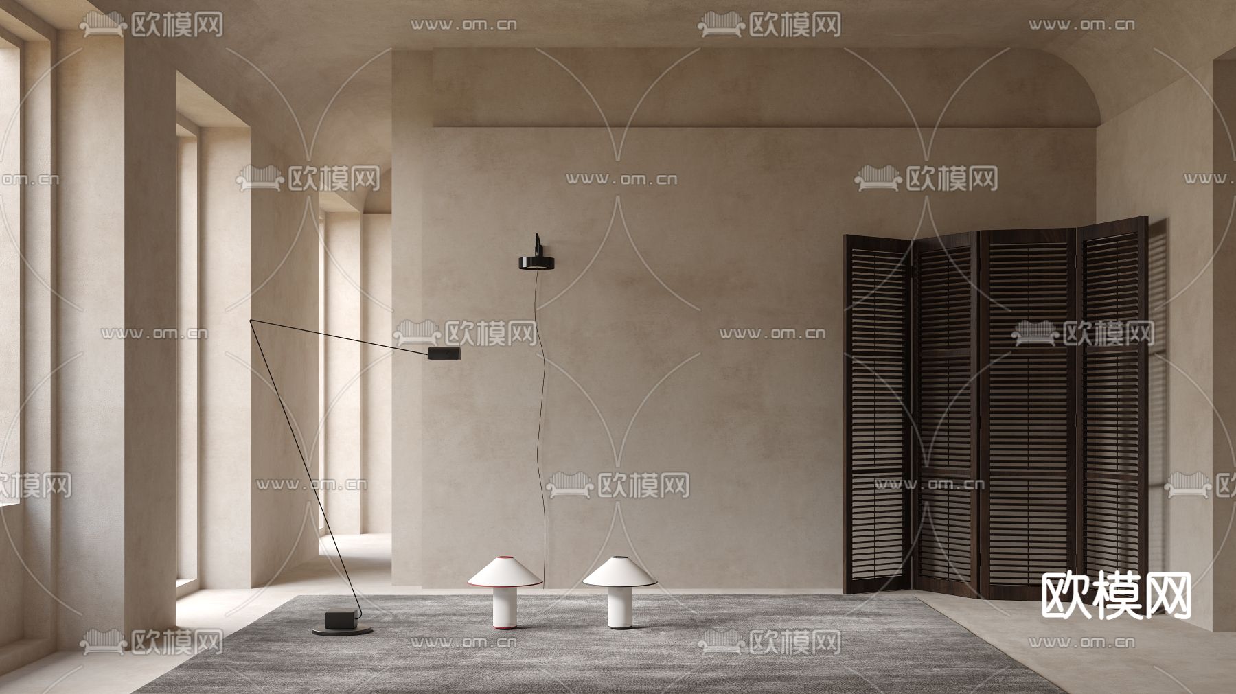 蘑菇灯 台灯3d模型下载