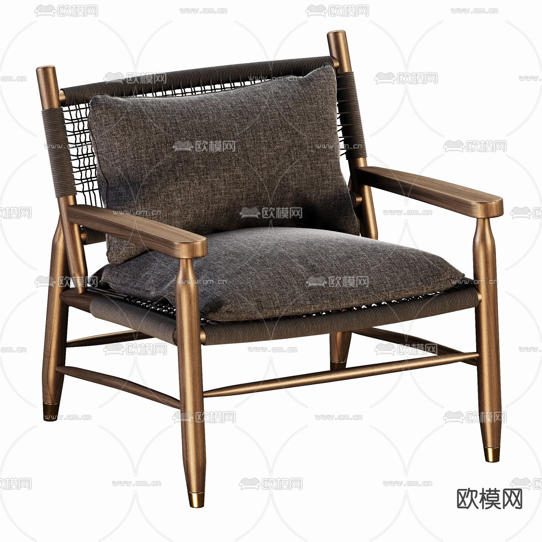 Flexform 休闲椅3d模型下载（渲染图2）