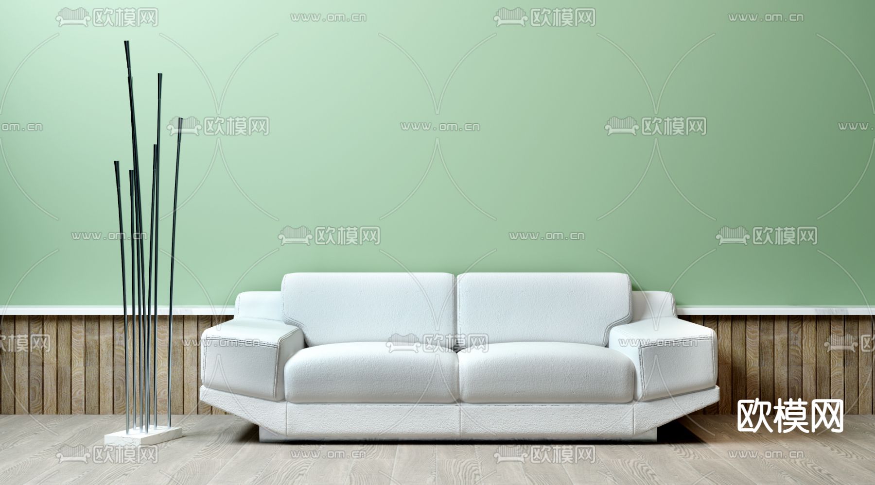 双人沙发 软体沙发3d模型下载