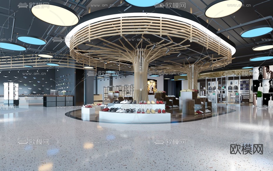 现代商场男装店3d模型下载(渲染图3)