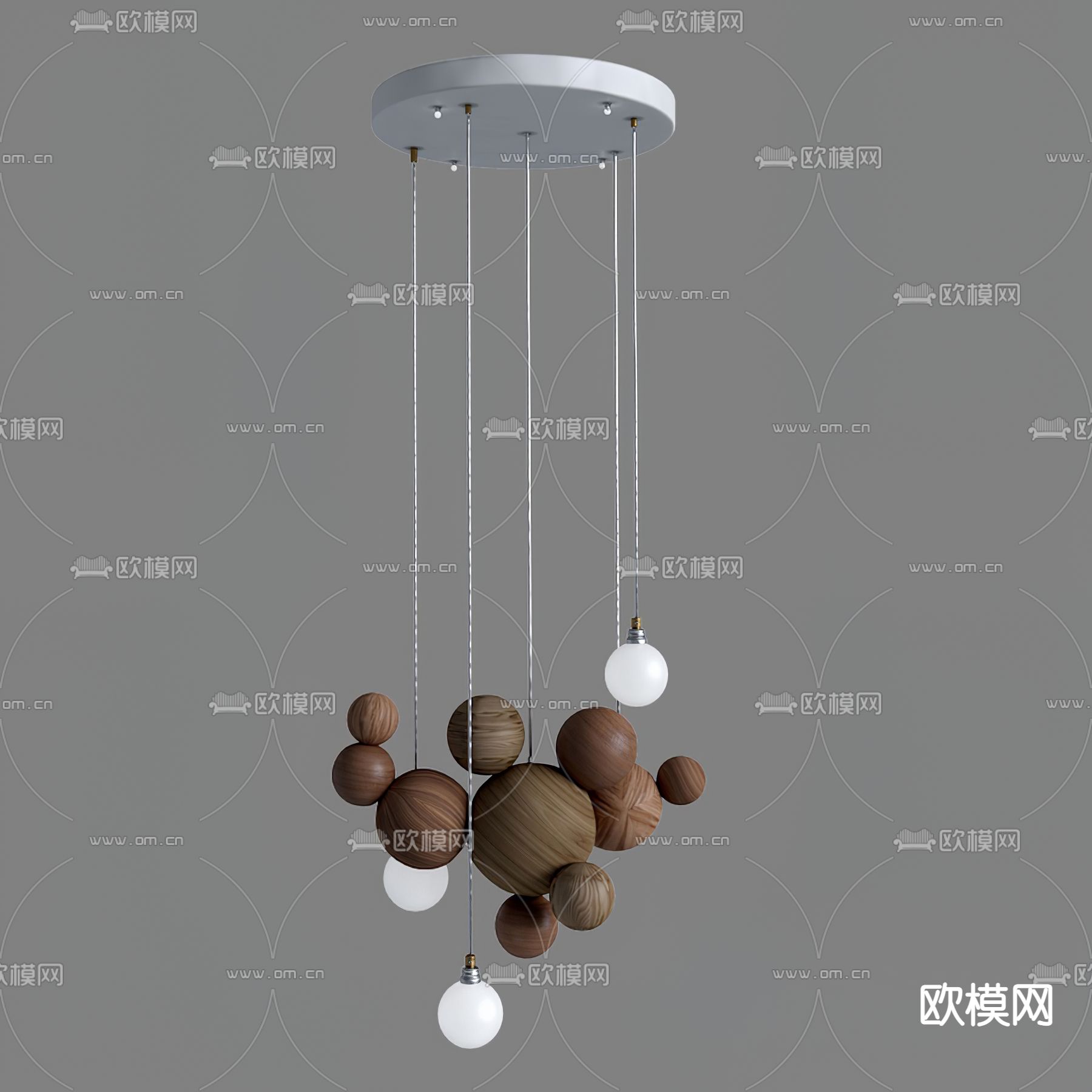 球形吊灯免费3d模型下载_ID13021708_3dmax免费模型-欧模网