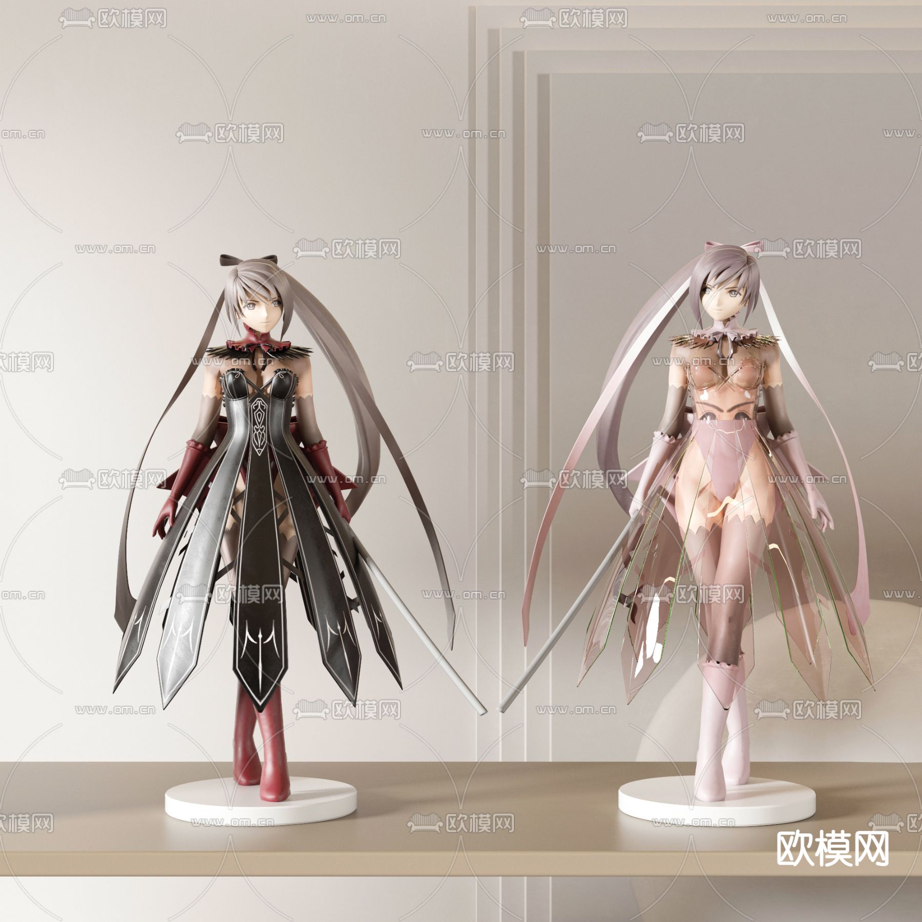 玛奇希玛 游戏手办3d模型下载