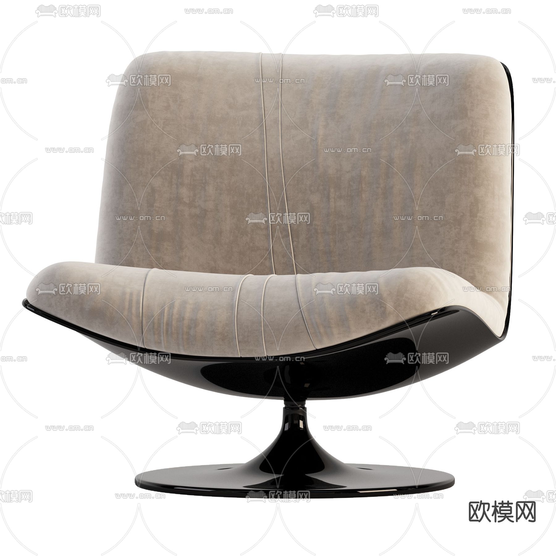 baxter休闲椅子3d模型下载（渲染图4）