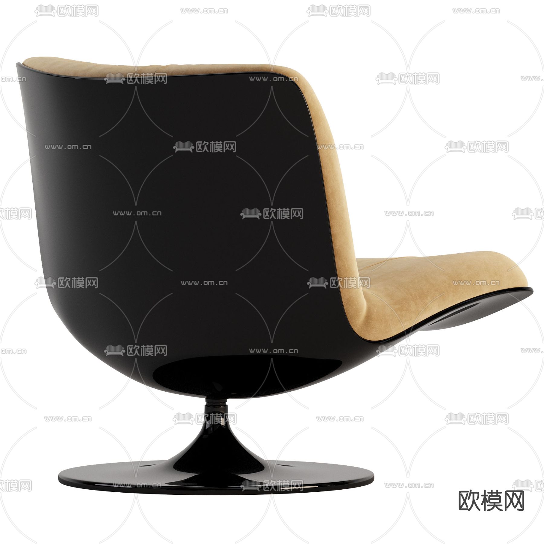 baxter休闲椅子3d模型下载（渲染图3）