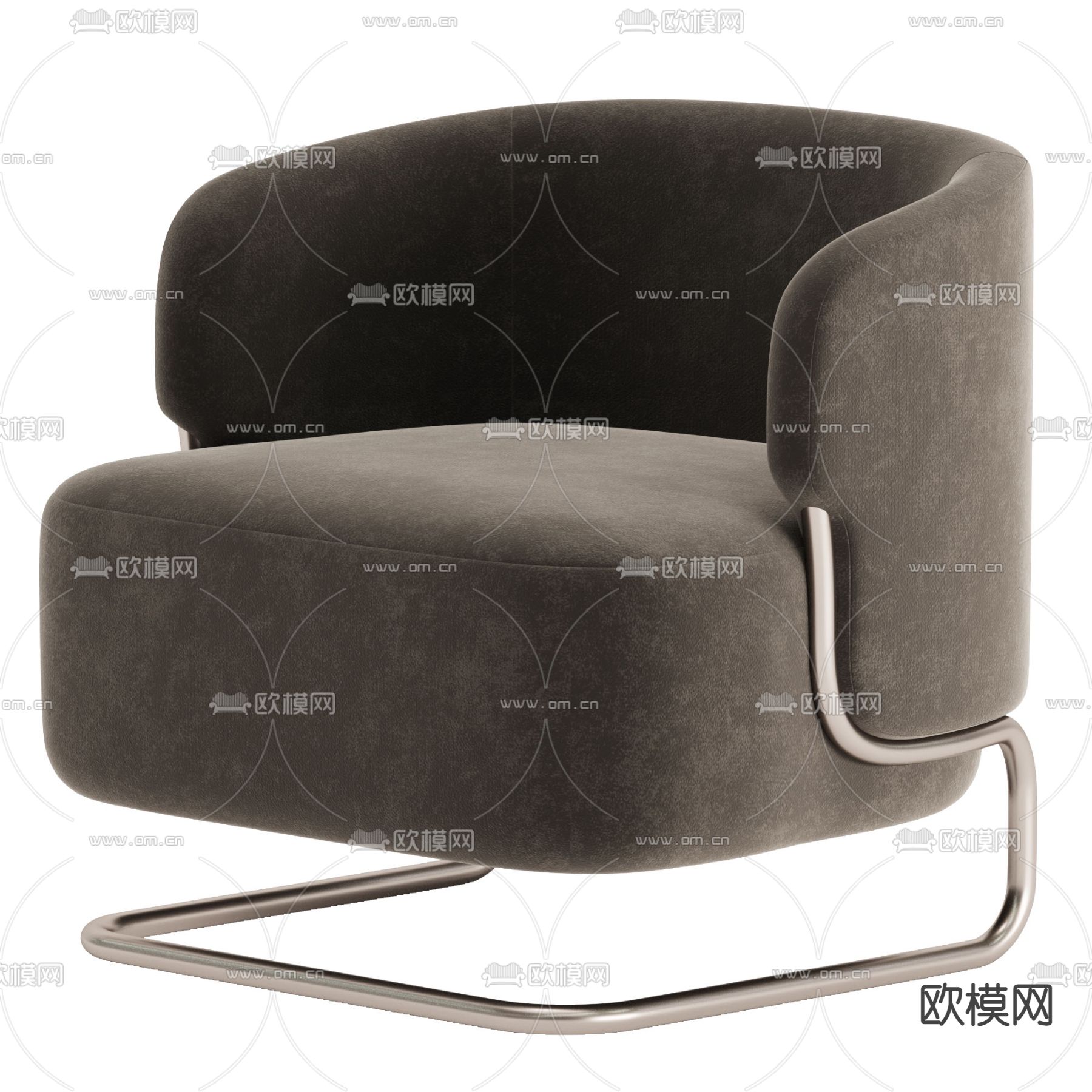 单人沙发3d模型下载（渲染图5）