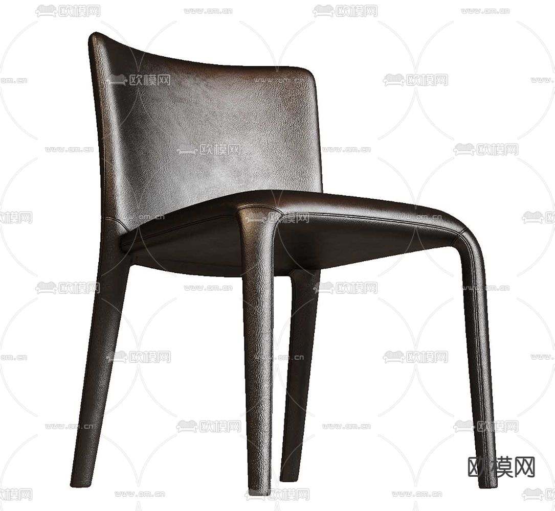 Minotti 餐椅 单椅3d模型下载（渲染图2）