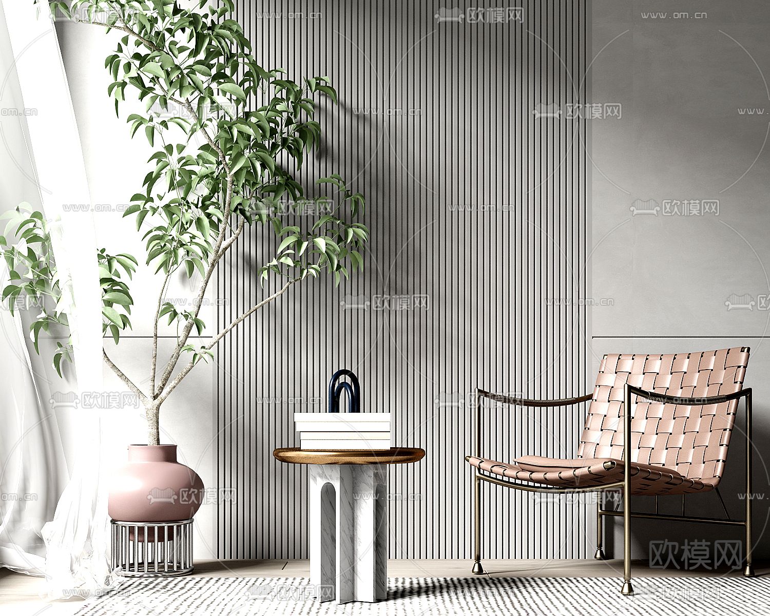 休闲椅子3d模型下载