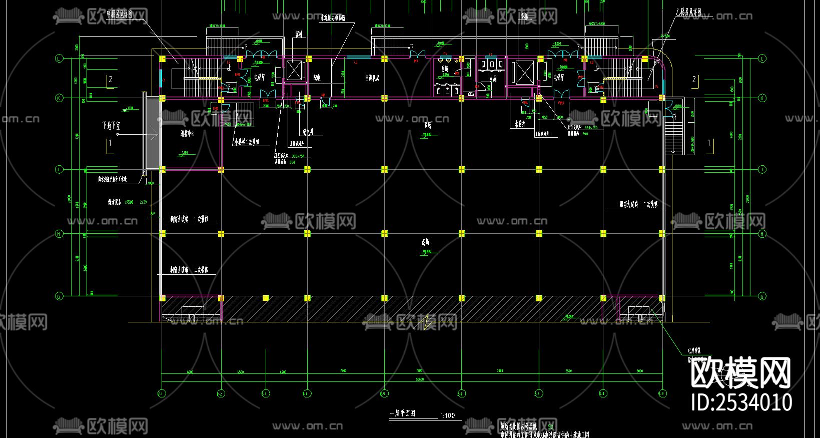 新东方百货大楼CAD施工图下载（渲染图3）