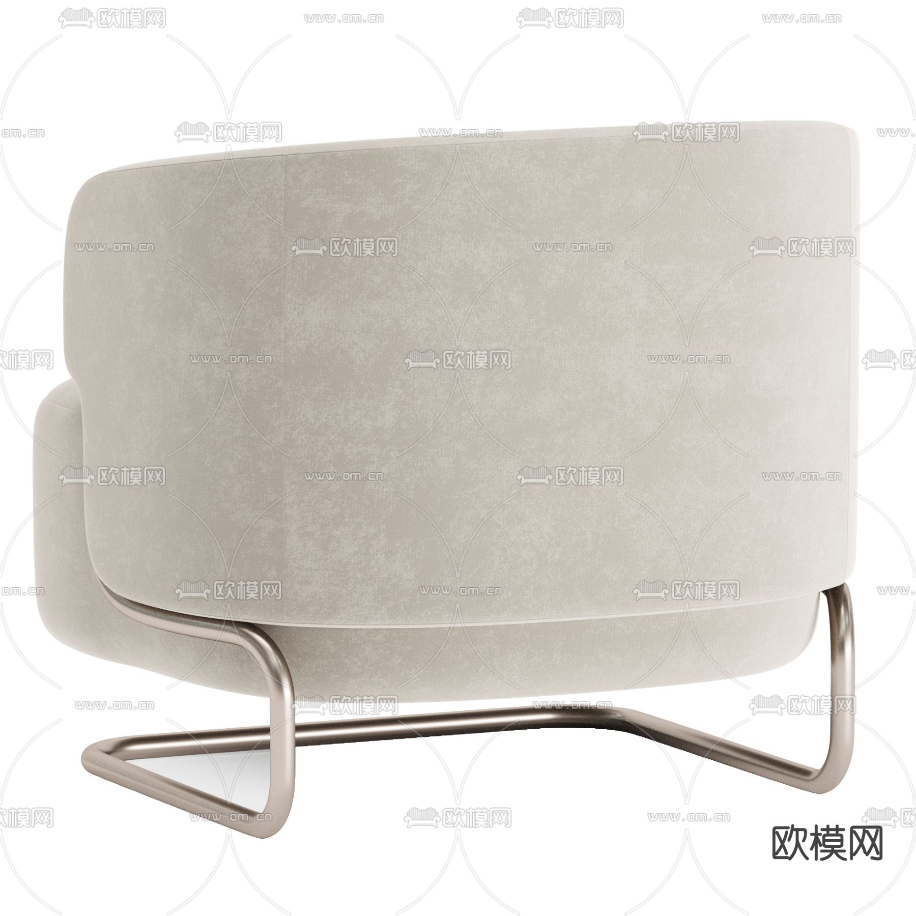 单人沙发3d模型下载（渲染图3）