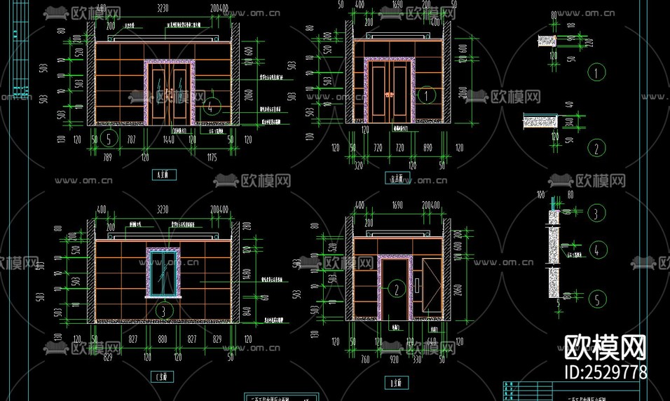 電信大樓CAD施工圖下載(渲染圖3)