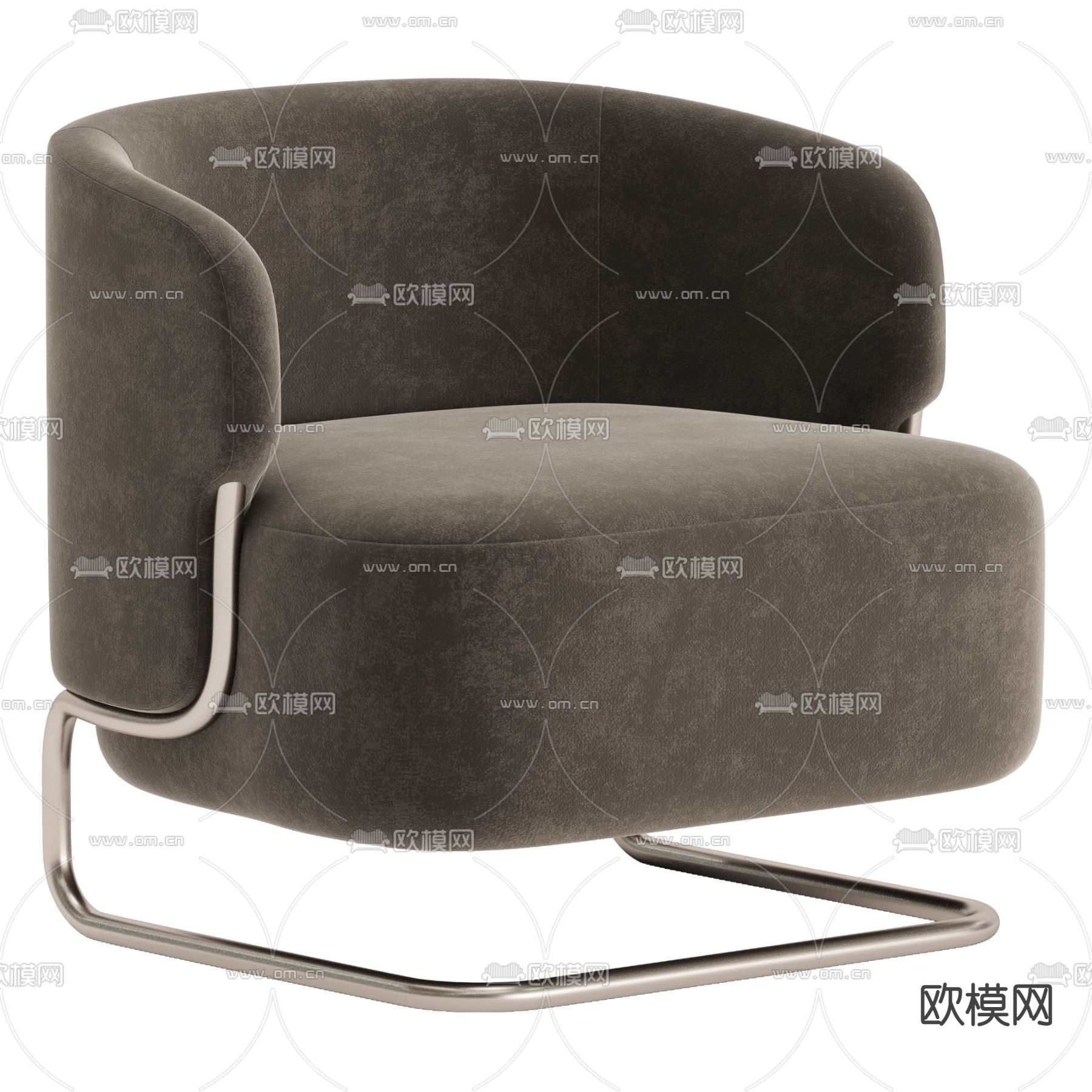 单人沙发3d模型下载（渲染图2）