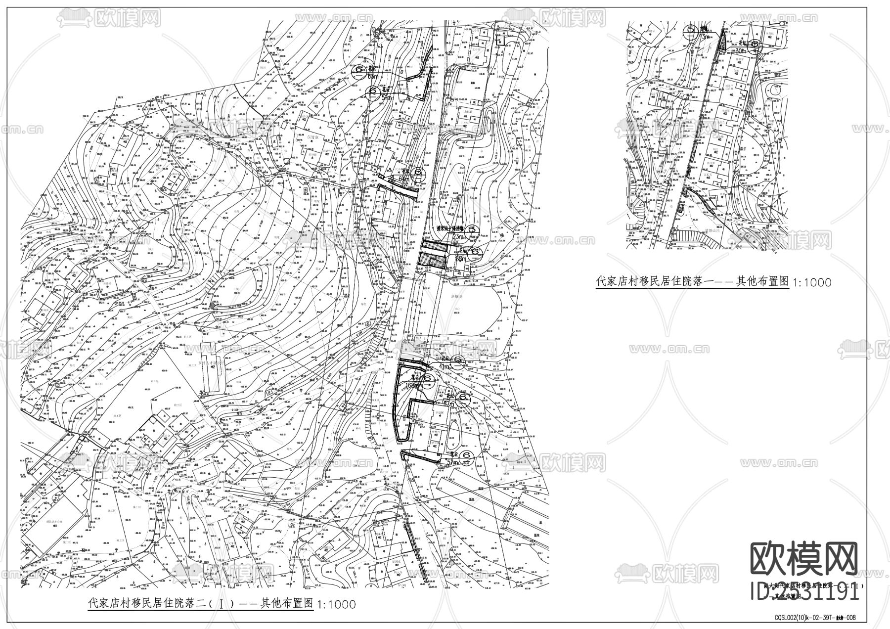 美丽乡村人居环境改造CAD施工图下载（渲染图6）