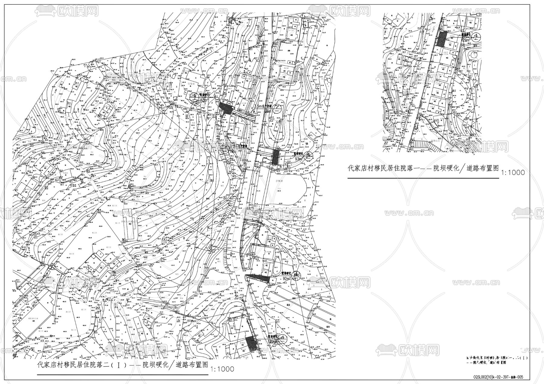 美丽乡村人居环境改造CAD施工图下载（渲染图7）
