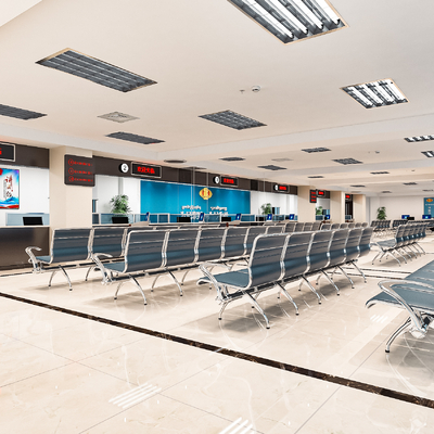  现代办事大厅 服务中心su模型 