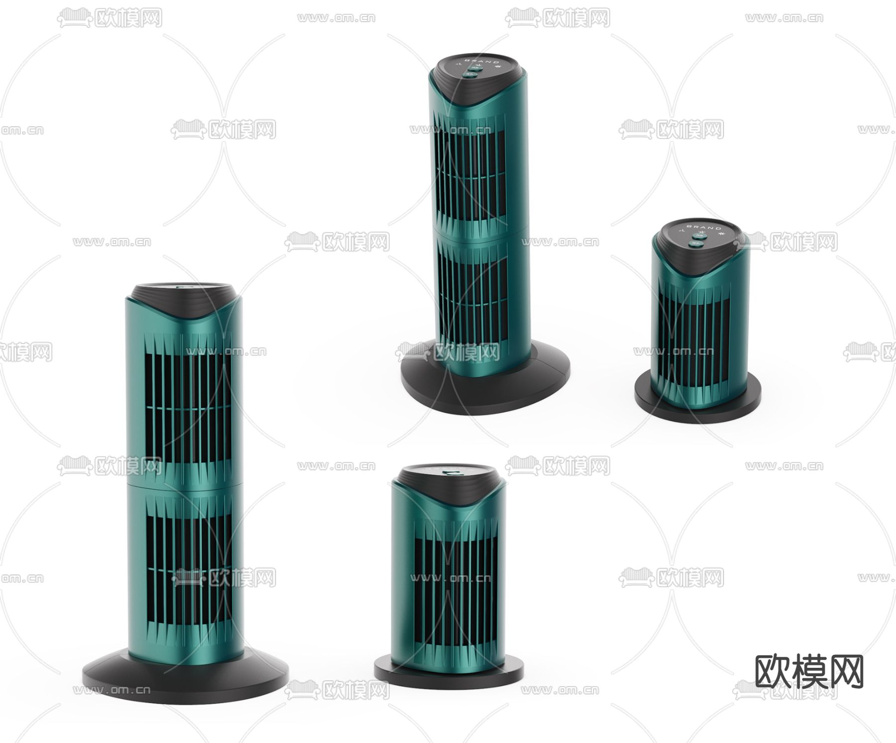 塔扇3d模型下载