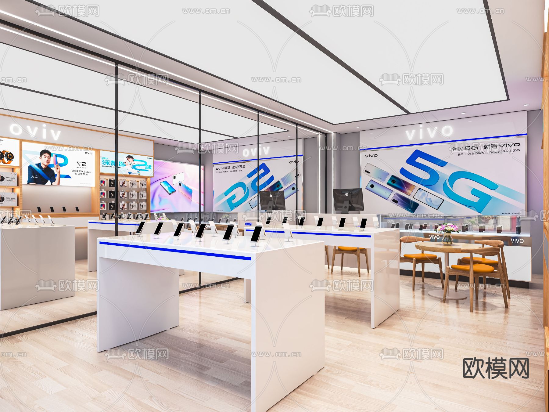 手机店 数码店3d模型下载