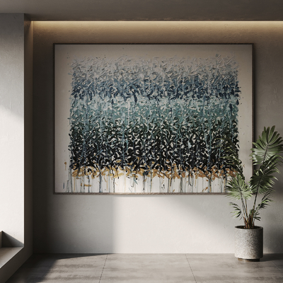 侘寂风装饰画su模型