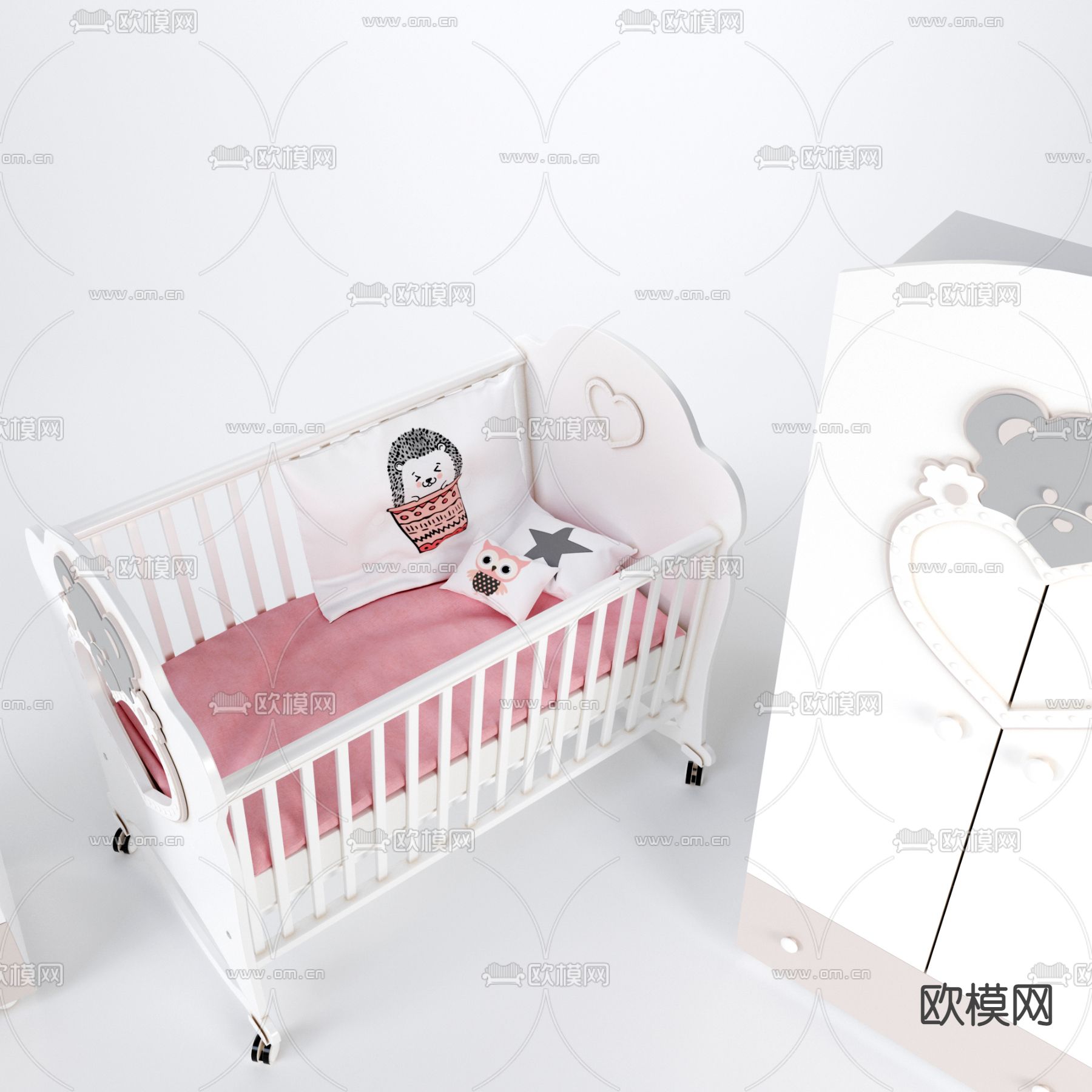 儿童用品免费3d模型下载（渲染图1）