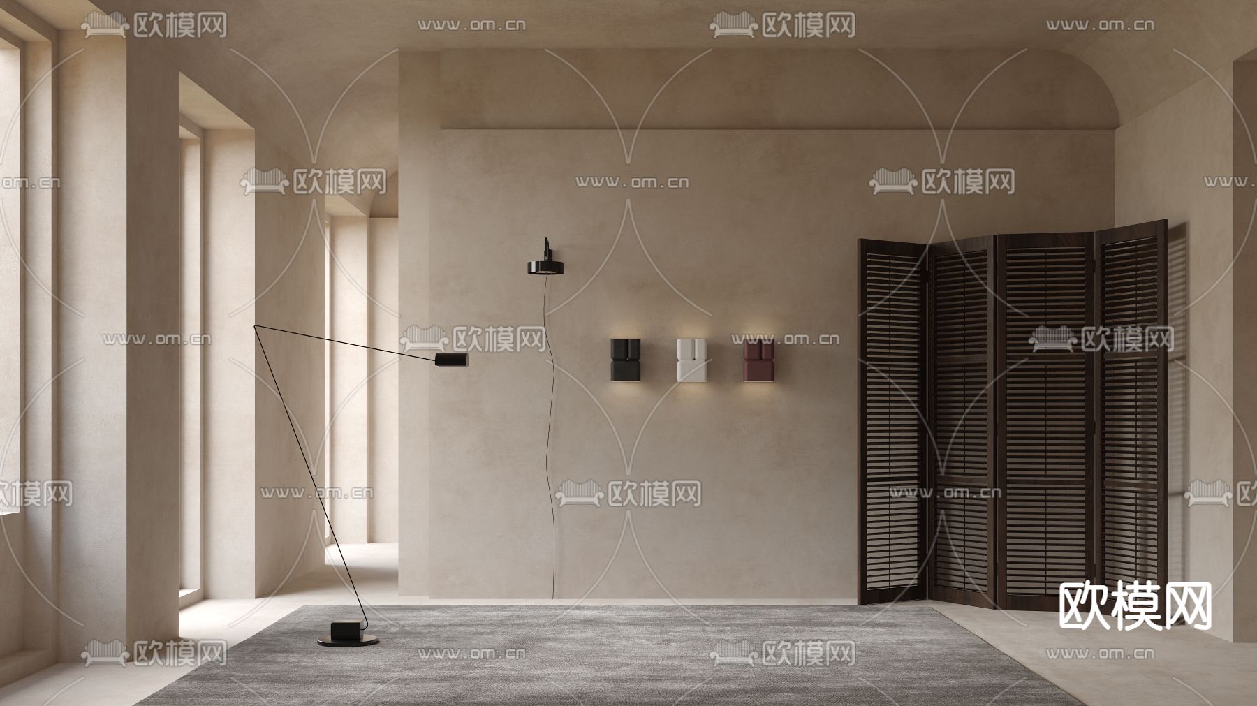 &tradition 壁灯3d模型下载