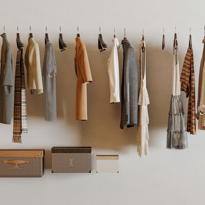  现代衣服上衣外套su模型 