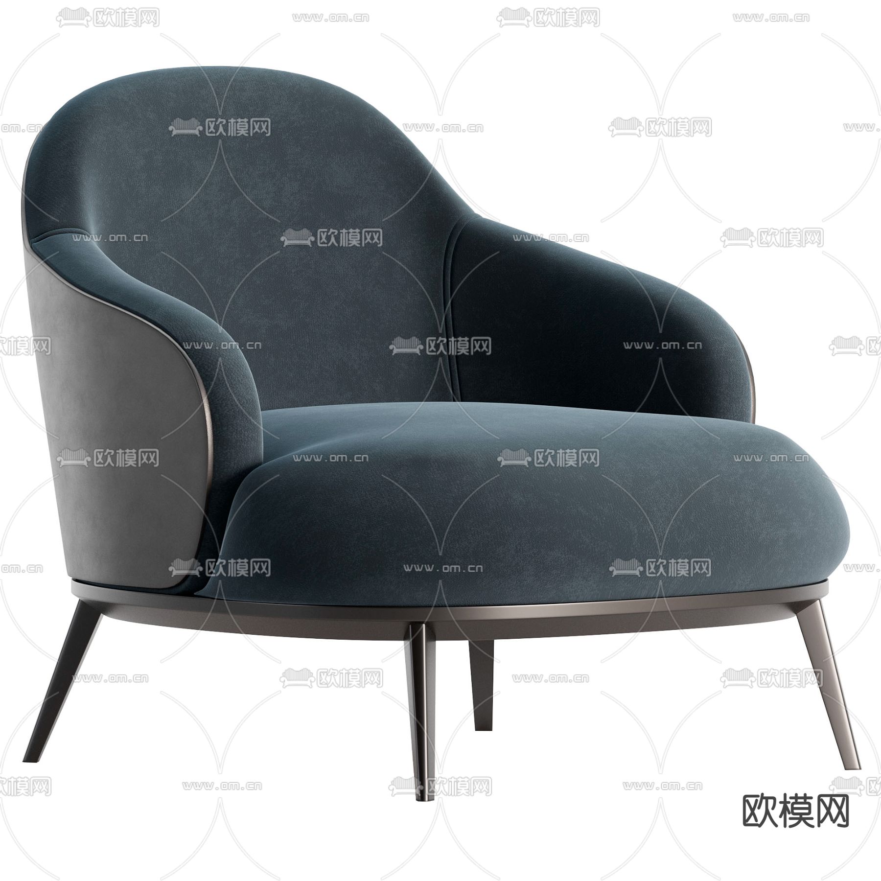 Minotti 休闲椅3d模型下载_ID13043734_3dmax免费模型-欧模网