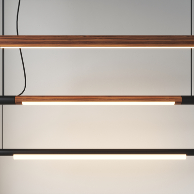  长吊灯 办公吊灯su模型 