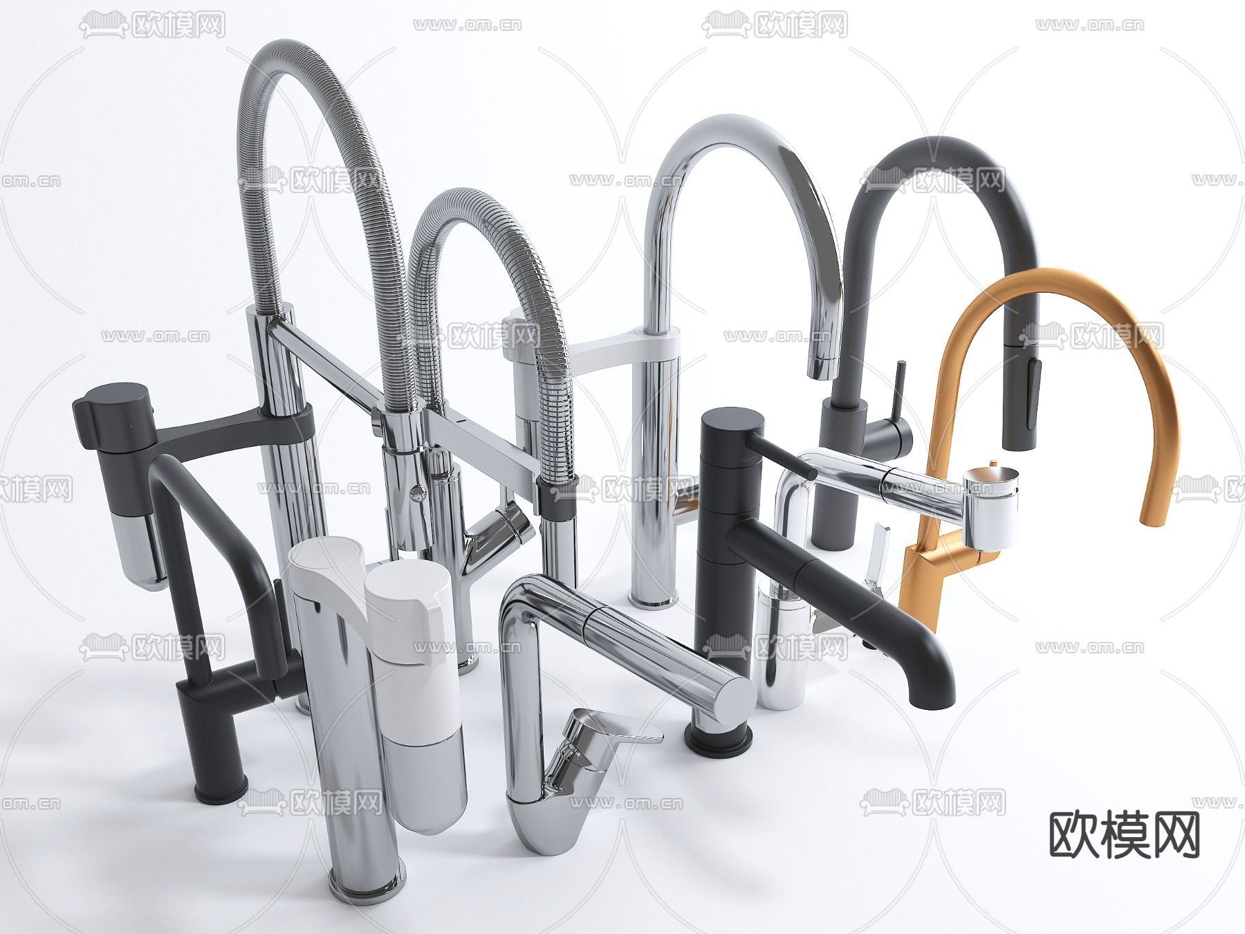 水龙头 五金件3d模型下载