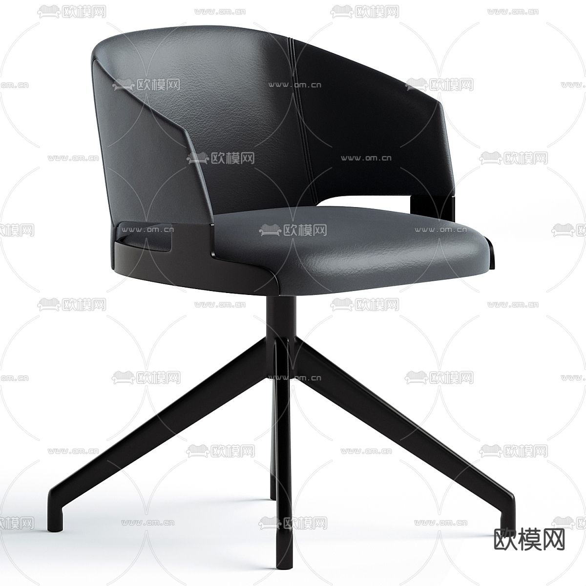 意大利 Potocco 办公椅3d模型下载（渲染图2）