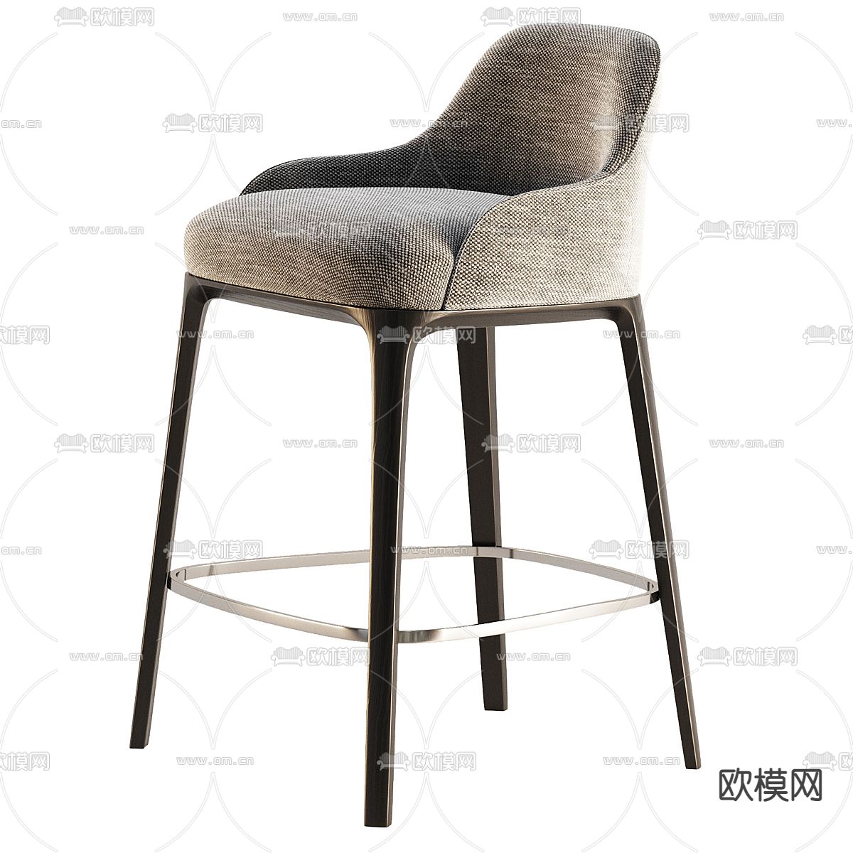 Minotti 吧椅 吧凳3d模型