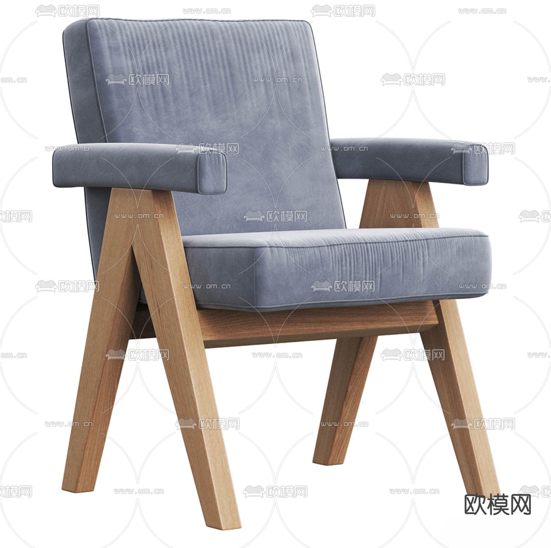 Cassina 休闲椅3d模型下载_ID13043955_3dmax免费模型-欧模网