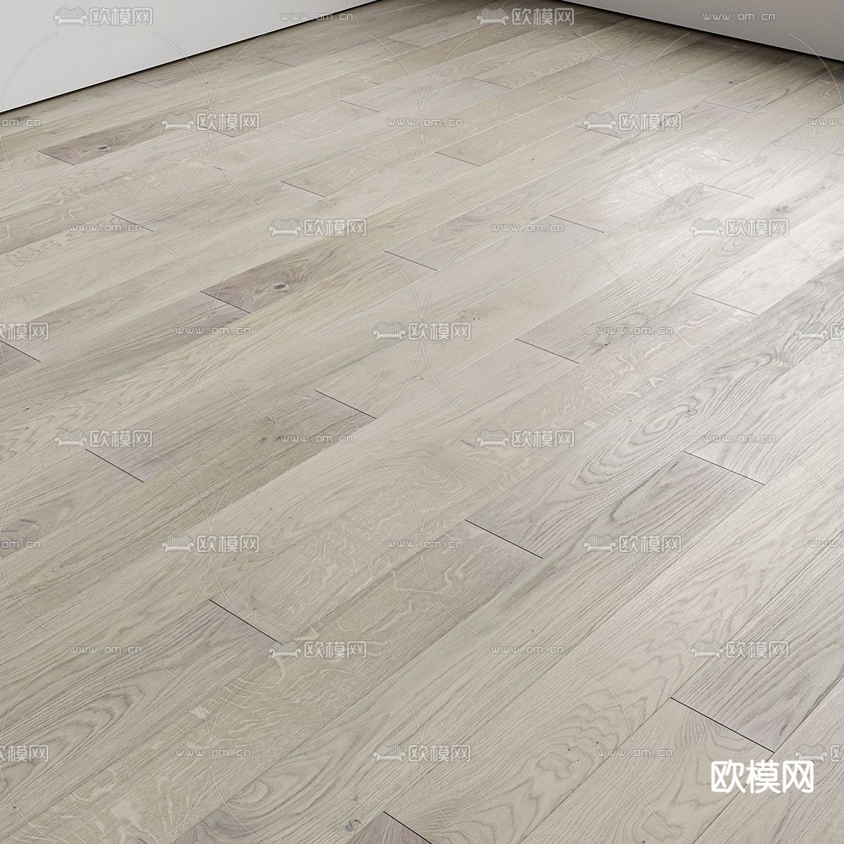 现代木地板3d模型下载（渲染图2）