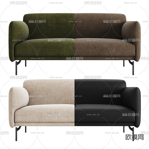 BoConcept 双人沙发3d模型下载(渲染图2)