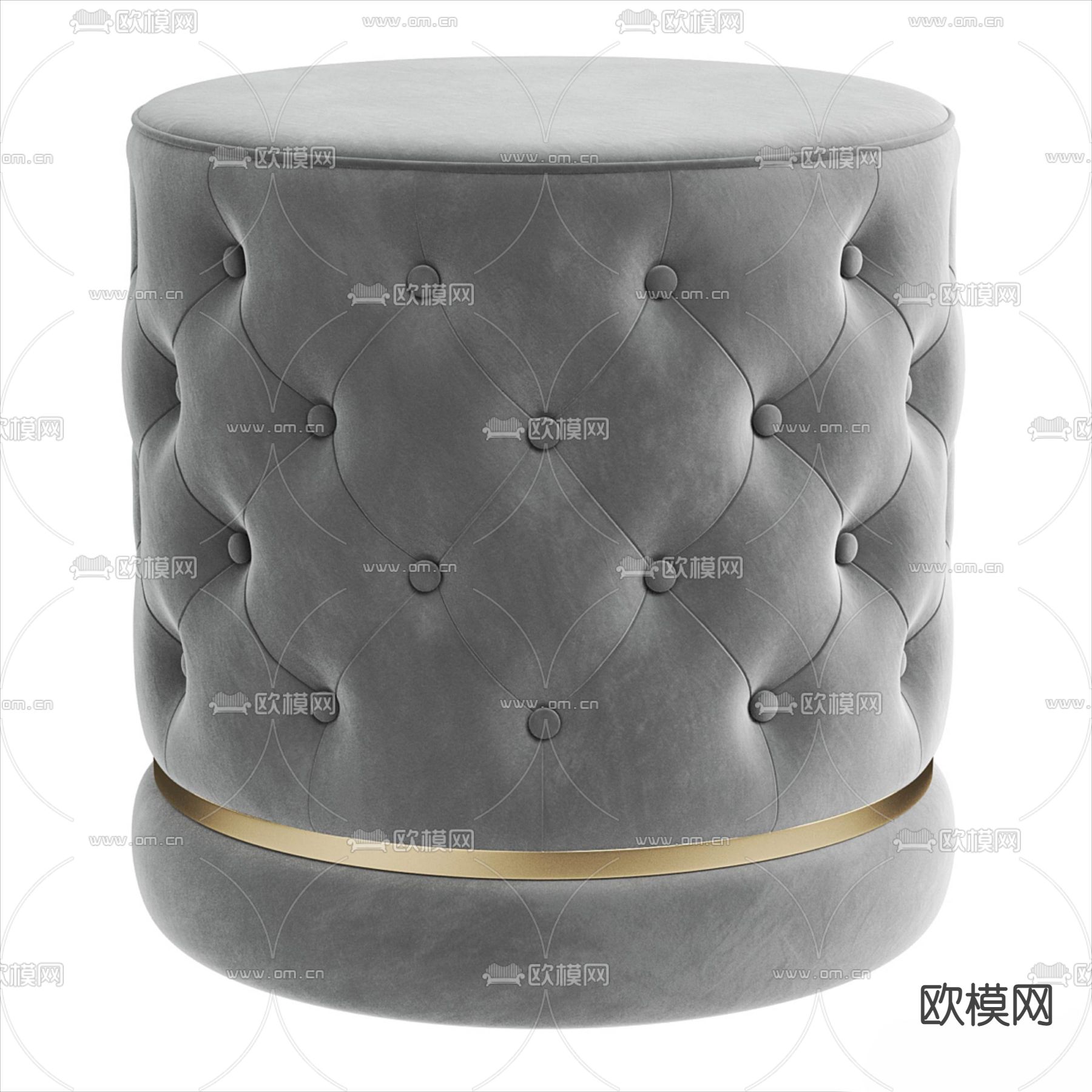 Crofton 圆凳 矮凳 凳子3d模型