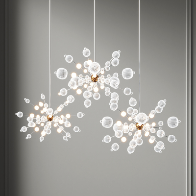  多头装饰灯su模型 