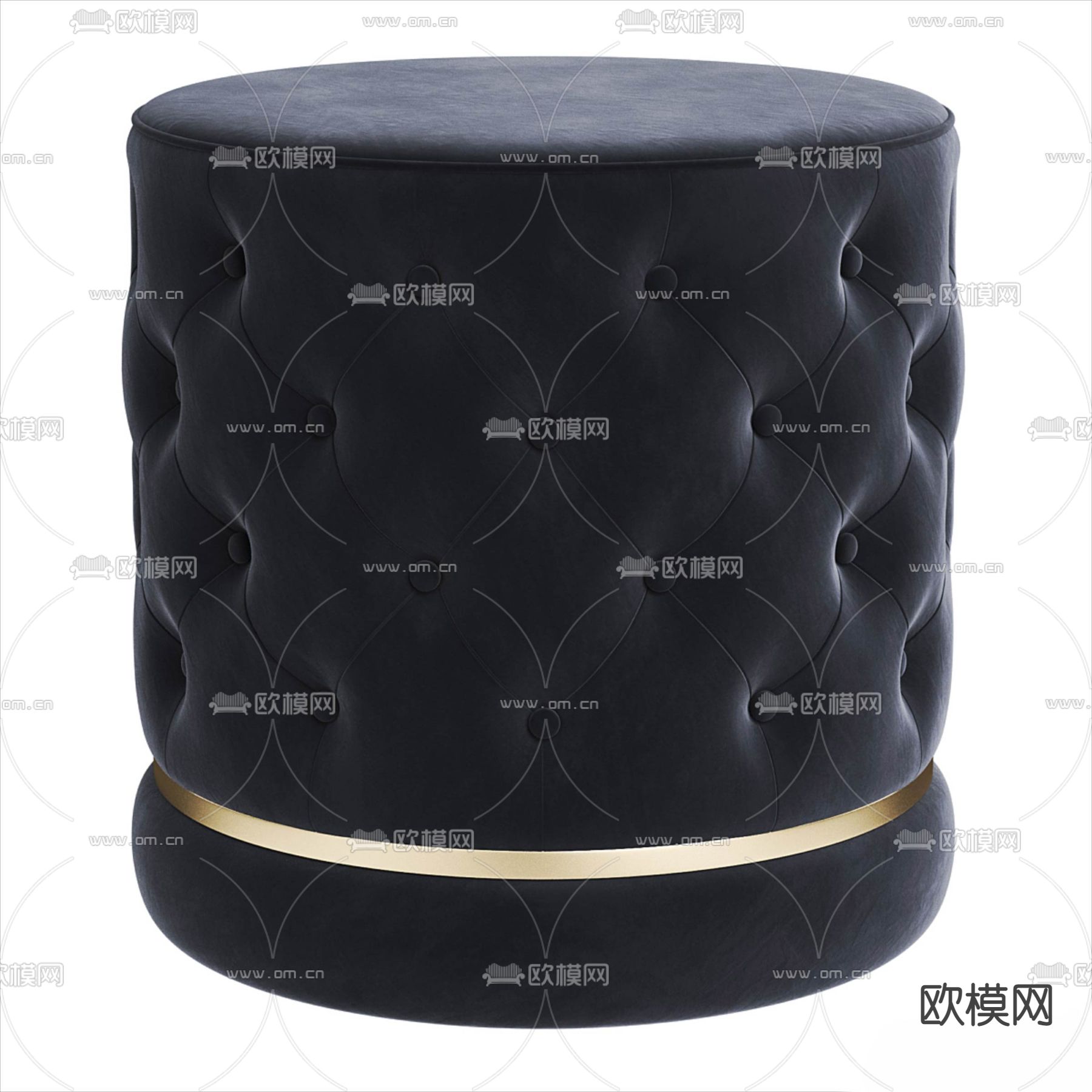 Crofton 圆凳 矮凳 凳子3d模型