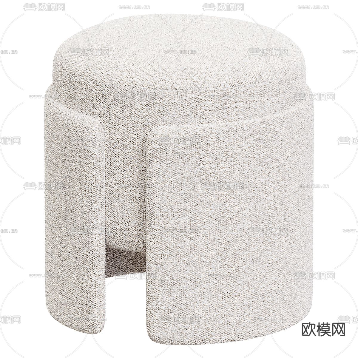 沙发凳 凳子3d模型下载（渲染图2）