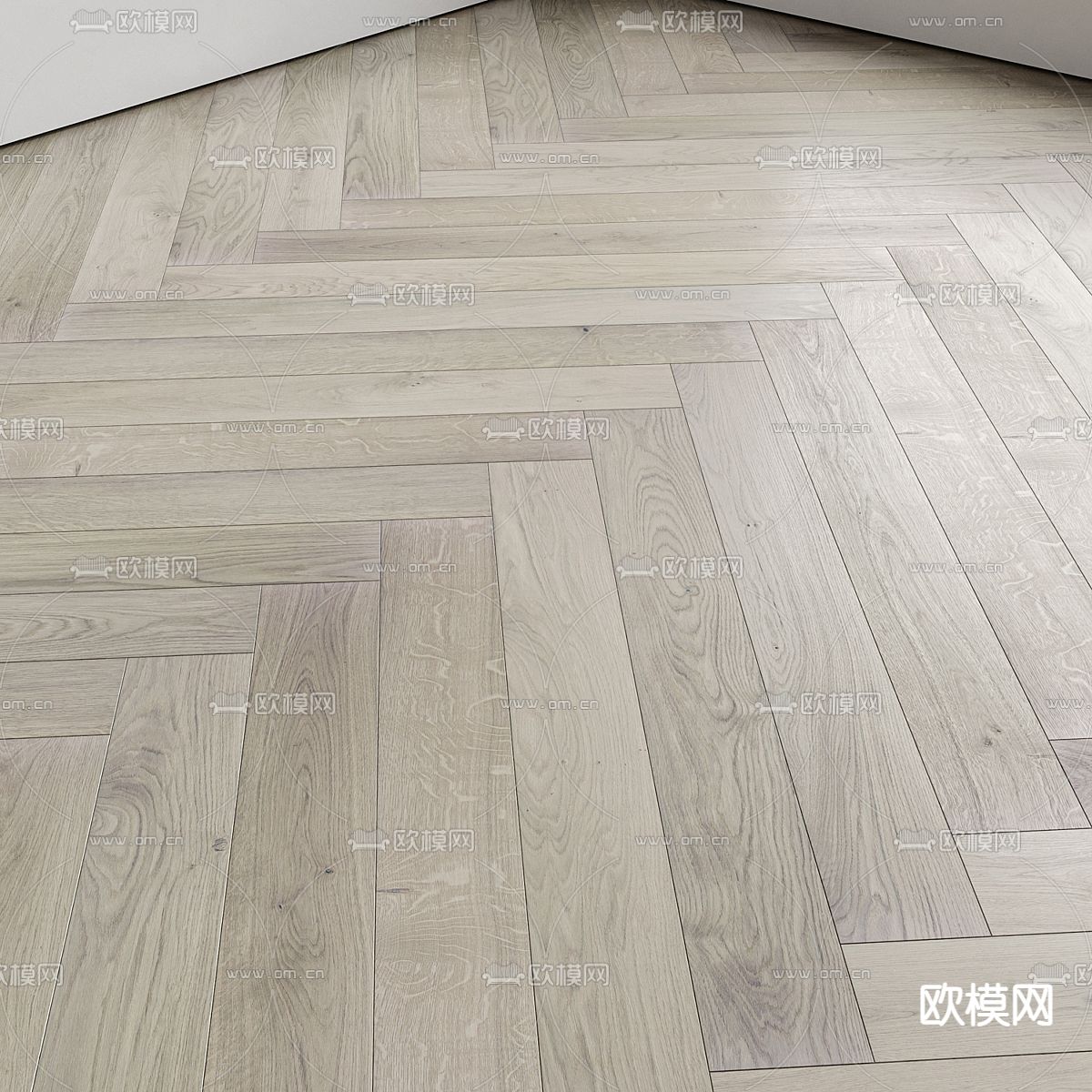 现代木地板3d模型下载（渲染图4）