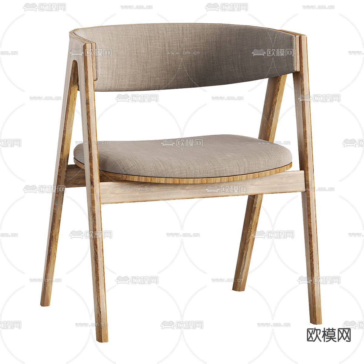 Parladesign 北欧单椅 椅子3d模型下载（渲染图2）