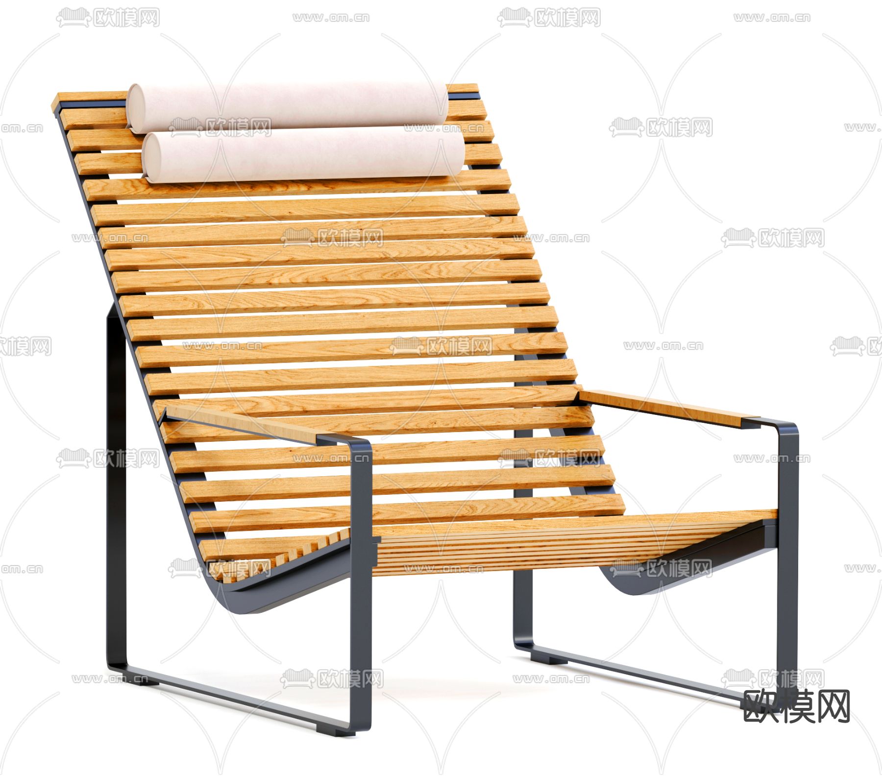 休闲椅 躺椅3d模型下载